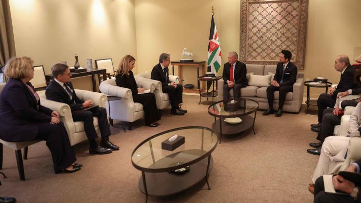 ABD Dışişleri Bakanı Blinken, Ürdün Kralı Abdullah ile görüştü